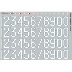 Lavochkin bort numbers - 1/48 decal