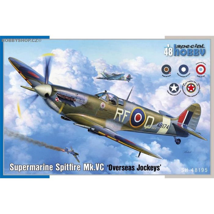 Supermarine Spitfire Mk.VC Overseas Jockeys - 1/48 kit
