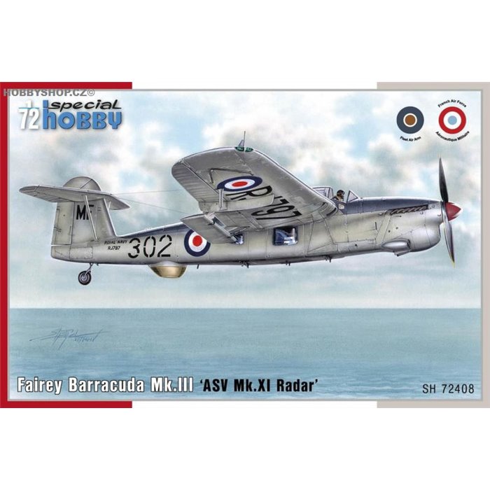 Fairey Barracuda Mk.III ASV Mk.XI Radar - 1/72 kit