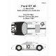 Ford GT40 LeMans 1964 decals