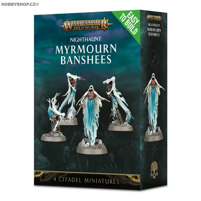 Easy to build Nighthaunt Myrmourn Banshees