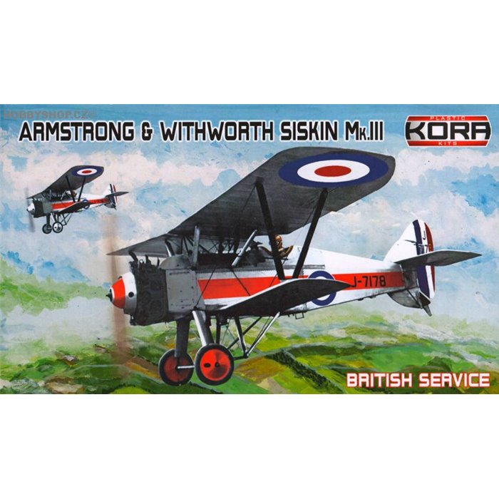 A&W Siskin Mk.III British Service - 1/72 kit