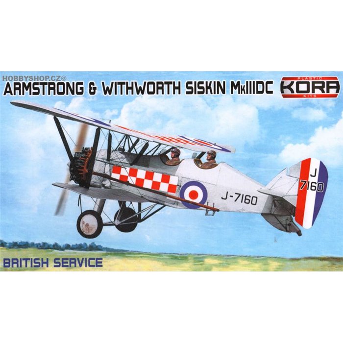 A&W Siskin Mk.IIIDC British Service - 1/72 kit