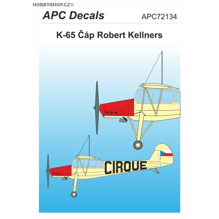 K-65 Čáp Kellners - 1/72 decal