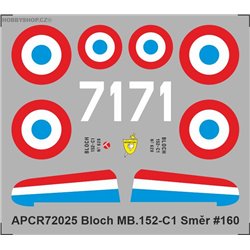 Bloch MB.152 - 1/72 obtisk