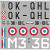 Morane-Saulnier MS 230 - 1/72 decal