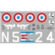 Morane-Saulnier MS 225 - 1/72 decal