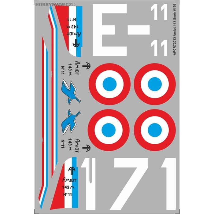 Amiot 143 - 1/72 decal