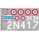 Morane-Saulnier M.S. 406 - 1/72 decal