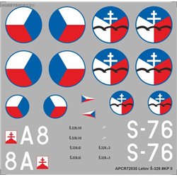 Letov S-328 - 1/72 decal