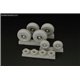 C-130 Wheels - 1/48 doplňkový set