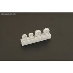 F-18 Super Hornet wheels set - 1/144 doplňkový set