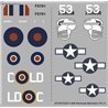 P-40N Warhawk - 1/72 decal