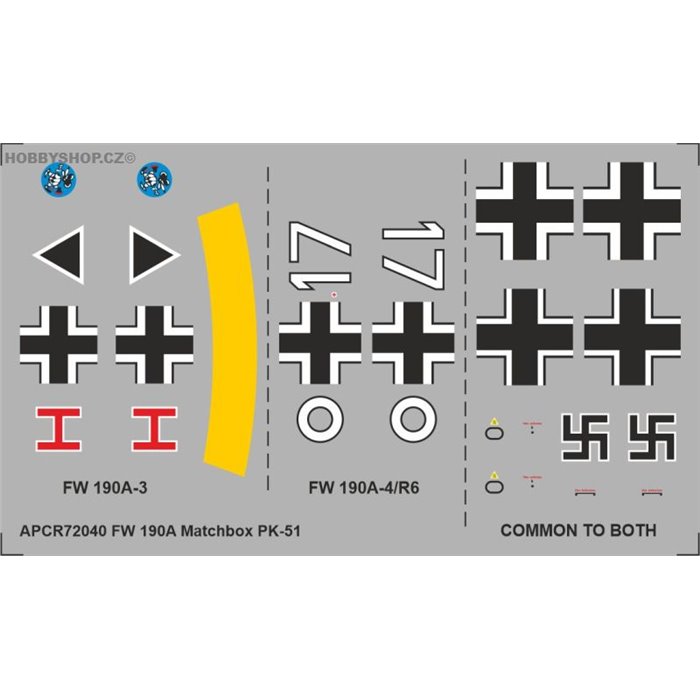 FW 190A - 1/72 decal