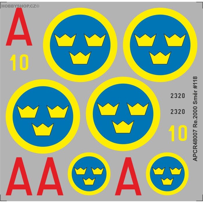 Regianne Re.2000 - 1/48 decal