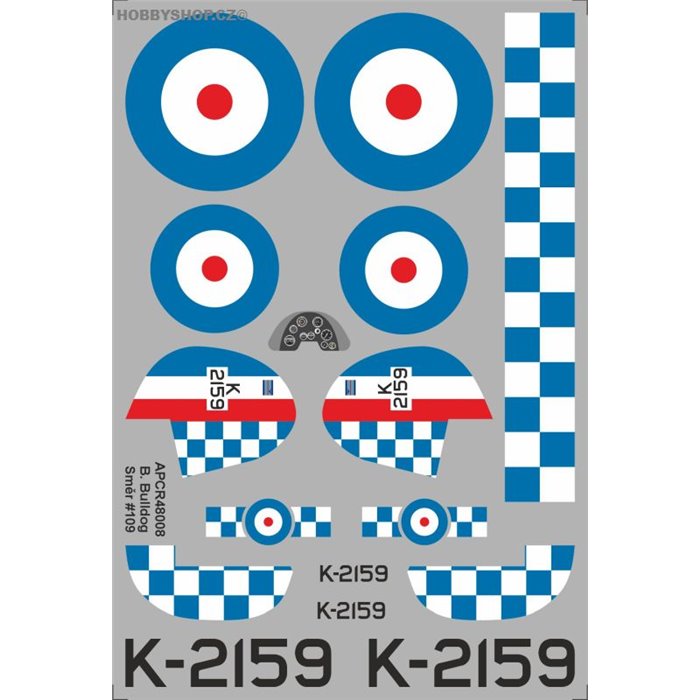 Bristol Bulldog - 1/48 decal