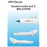 Vysoká modrá zeď 2. - MiG-21PFM - 1/48 obtisk