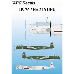 LB-79 / He 219 Uhu - 1/72 decal