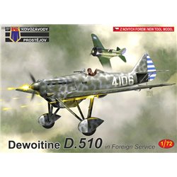 Dewoitine D.510 in Foreign Service - 1/72 kit