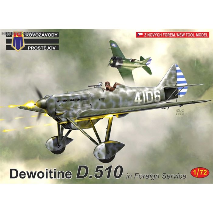 Dewoitine D.510 in Foreign Service - 1/72 kit
