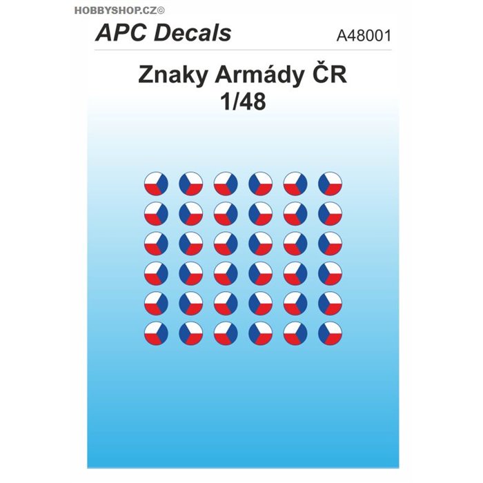 Czech Army AFV insignia - 1/48 decal