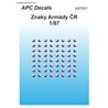 Czech Army AFV insignia - 1/87 decal