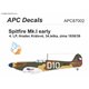 Spitfire Mk.I ČSR - 1/72 obtisk