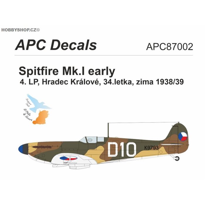 Spitfire Mk.I CSR - 1/72 decal