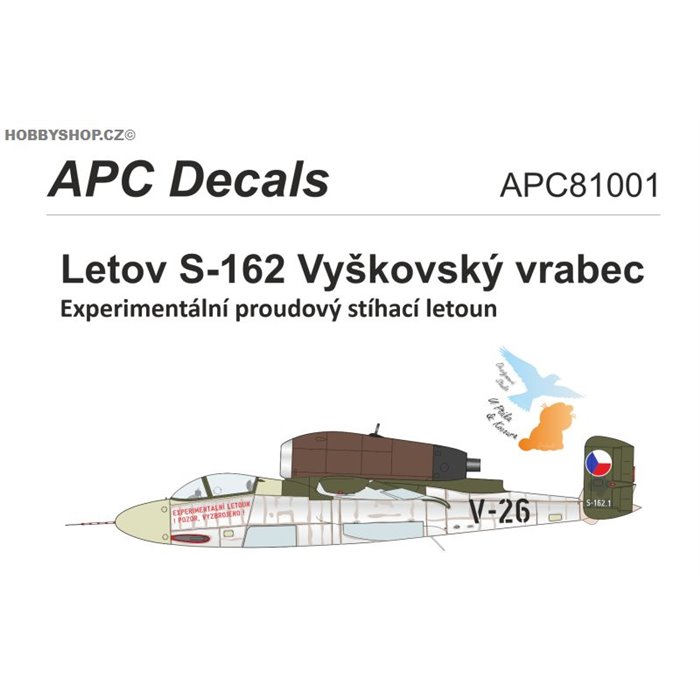 Letov S-162 - 1/144 decal