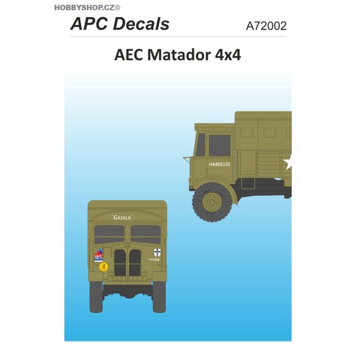 AEC Matador 4x4 - 1/76 decal