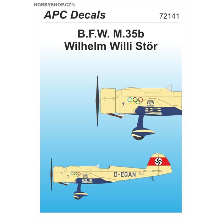 B.F.W. M.35b W. Willi Stör - 1/72 decal