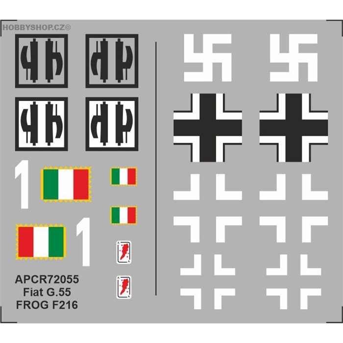 Fiat G.55 - 1/72 decal