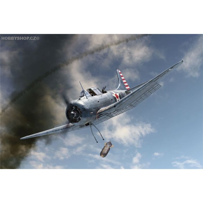 SBD-3 Dauntless CORAL SEA - 1/144 kit