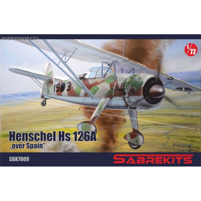 Henschel Hs 126A over Spain - 1/72 kit