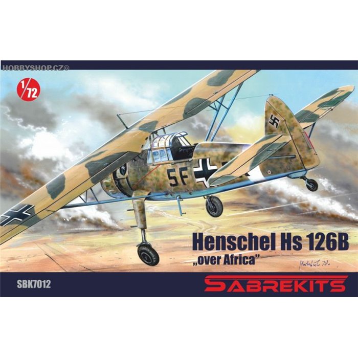 Henschel Hs 126B over Africa - 1/72 kit