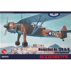 Henschel Hs 126B/K International - 1/72 kit