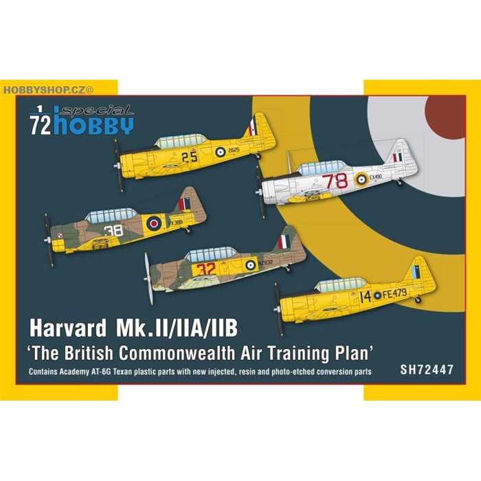 Harvard Mk.II/IIA/IIB ‘The British Commonwealth Air Training Plan’ - 1/72 kit