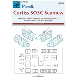 Curtiss SO3C Seamew - 1/72 maska