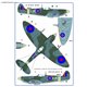 Czechoslovak commanders in Spitfires - 1/72 decals