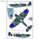 Czechoslovak commanders in Spitfires - 1/72 decals