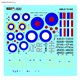 Czechoslovak commanders in Spitfires - 1/72 decals