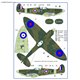 The Spitfire Mk.Ia and Mk.Vb with drawings 313th Sq - 1/72 decals