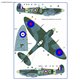 The Spitfire Mk.Ia and Mk.Vb with drawings 313th Sq - 1/72 decals