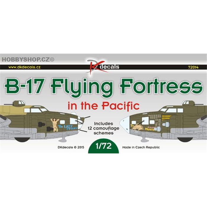 B-17 Flying Fortress in the Pacific - 1/72 decals
