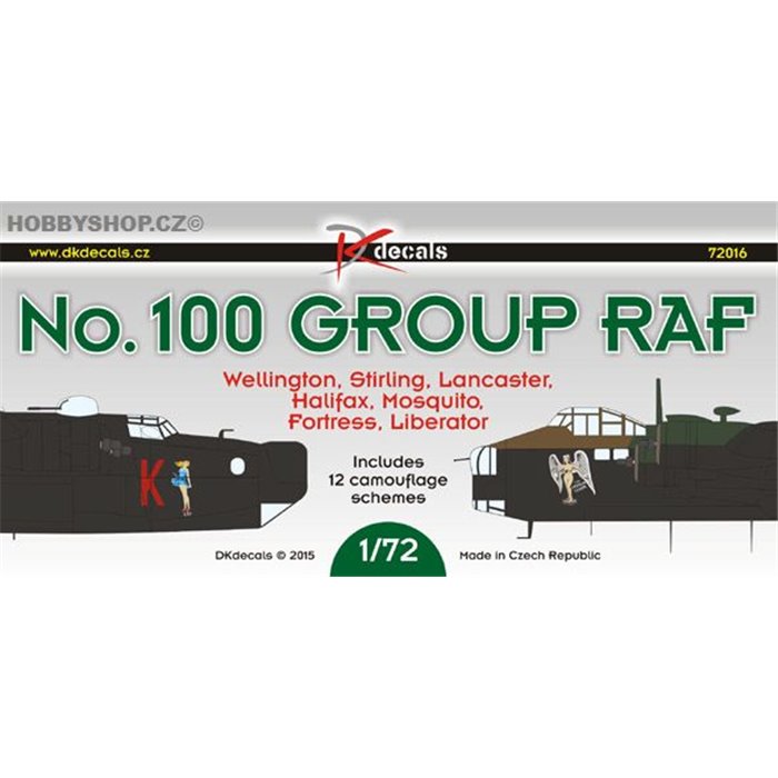 No.100 Group RAF - 1/72 decals