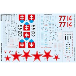 L-29 Delfín Part I - 1/48 decals