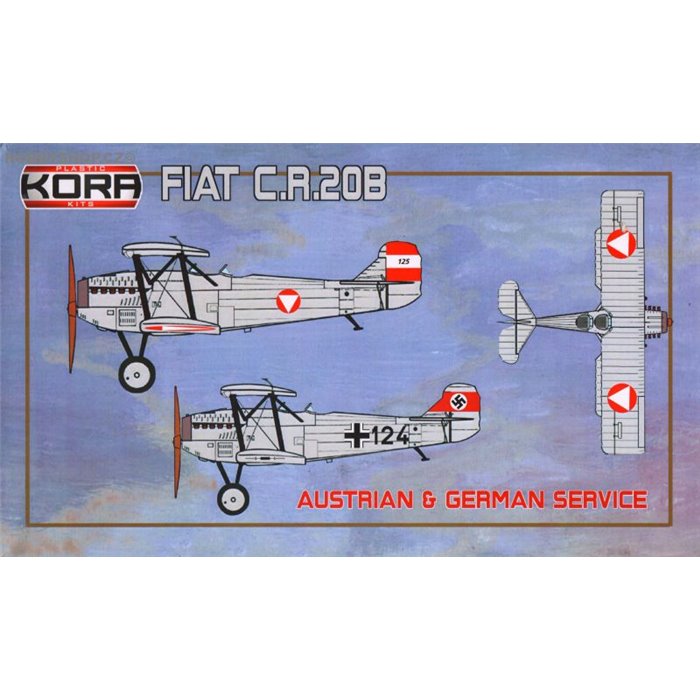 Fiat C.R.20B Austrian & German Service - 1/72 kit