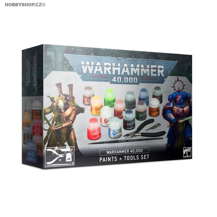 Warhammer 40000 Paints + Tools set