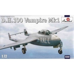 D.H. 100 Vampire Mk.1 - 1/72 kit