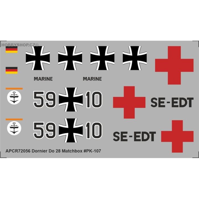 Dornier Do-28 - 1/72 decal